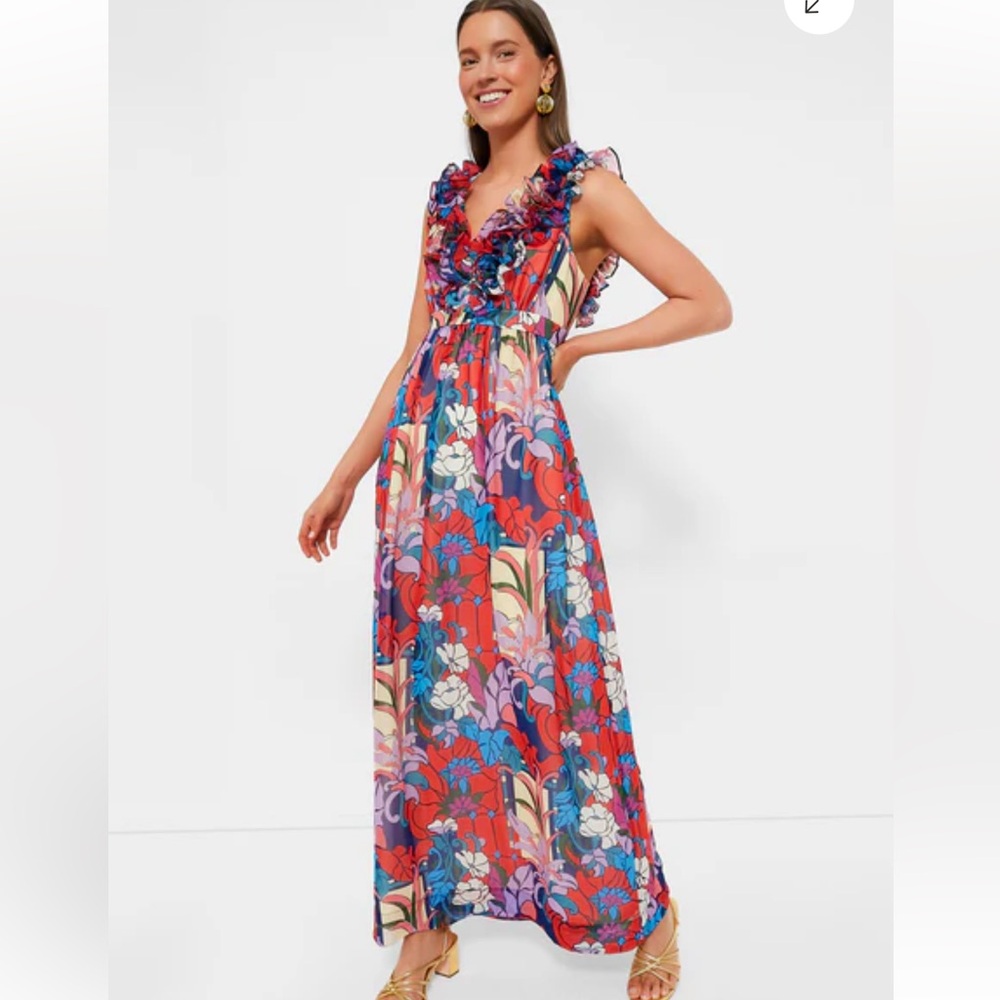 NWT - Floral Multicolor Maxi Dress